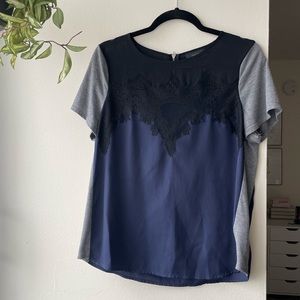 BOGO 🛍️ Apt 9 Lace Color Block Blouse